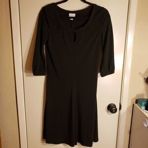 Isaac Mizrahia Small Black Quarter sleeve dress